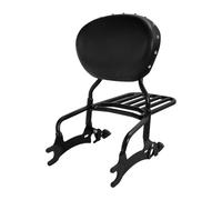 Rear Luggage Rack For Indian Chief Dark Horse 2019 2020 Motorcycle Sissy Bar Luggage Rack Backrest Accessories Motorcycle(Black Black)