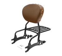 Rear Luggage Rack For Indian Chieftain Classic 2018 2019 2020 Motorcycle Sissy Bar Luggage Rack Backrest Accessories Motorcycle(Brown-Black)