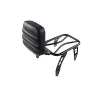 Rear Luggage Rack For Indian For Scout For Rogue For Sixty For Bobber For Twenty Motorcycle Rider Solo Seat Luggage Rack With Driver Backrest Rear Luggage Shelf(Black TypeA Backrest)