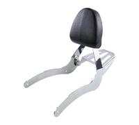 Rear Luggage Rack Motorcycle For Indian Scout Sixty ABS 100th 2015-2023 Passenger Backrest Sissy Bar With Detachable Luggage Rack 2-in-1(Chrome Bracket D)