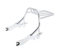 Rear Luggage Rack Motorcycle Two-Up Luggage Rack For Softail For Fat Bob FXFB 2018-2019 For Fat Bob 114 For FXFBS 2020-2023 Rear Luggage Carry Rack(Chrome)