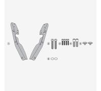 Givi Monolock/monokey Honda Forza 125 Abs&forza 125/300 Top Case Rear Fitting Black