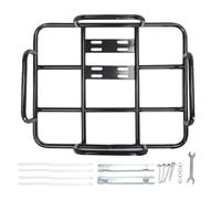 Rear Mounted Basket - Steel Wire Construction, Foldable Side Walls, Urban Luggage Rack | Market Shopping, Daily Transport, Storage Supplies for Bicycles in the City, Routine for Commuting
