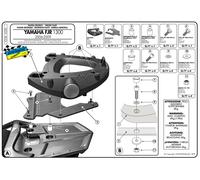 Rear Mounting Bracket + MONOLOCK Plate GIVI E228 YAMAHA FJR 1300 2006-2020