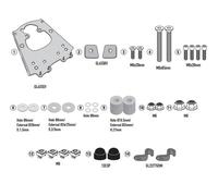 Givi Monolock/monokey Yamaha X-max 125/300/400 Top Case Rear Fitting Black