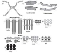 Rear Mounting Kit, Givi SR6118 for Monokey/Monolock Top Case, KYMCO CV3 550