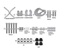 Rear Mounting Kit, Givi SR9256 for Monokey/Monolock Top Case, Voge SR4 350