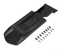 Rear Mudguard Inner Plate, PP Plastic With 3K Carbon Fiber Pattern For Surron For Light Bee S/X Electric Dirt Bike, Mud Debris Protection