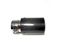 Rear Muffler Tip Tail 1 Piece Carbon Fiber Exhaust Pipe Muffler Tip Exhaust Pipe For BMW For M2 For F87 For M3 For F80 For M4 For F82 For F83 For M5 For F10 For M6(IN 51MM-OUT 80MM)
