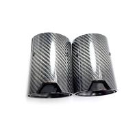 Rear Muffler Tip Tail 1Piece Carbon Exhaust Tips Muffler Pipe Tip For F87 For M2 For F80 For M3 For F82 For F83 For M4 For F90 For M5 For M6(63MM IN 80MM OUT)