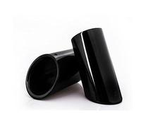Rear Muffler Tip Tail 2Pcs Car Exhaust Pipe Cover Muffler Tip Tail Throat Exhaust Pipe For A1 For A3 For A4L For A5 For A6L For Q3 For Q5(Black)