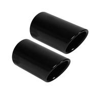 Rear Muffler Tip Tail Throat 2pcs For A4 B8 Q5 Exhaust Tailpipe Tip Stainless Steel Tail Throat Car Modification Replacement