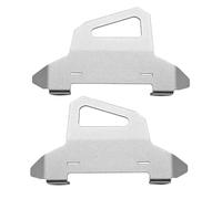 Rear Oil Tank Cover Front Wheel Disc Brake Caliper Cover Motorcycle Accessories Fit For Cfmoto 800MT Front Disc Guard(Silver)