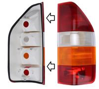 Rear Optical Group White Orange Red Right for Mercedes Sprinter