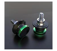 Rear Paddock Stand Bobbins For GROM 125 | Motorcycle Cotton Reels CNC Aluminum Hex Socket Bolt Fixing(Green)