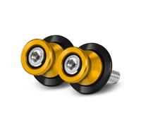 Rear Paddock Stand Bobbins For MONSTER 797 821 1200 1200R | Motorcycle Cotton Reels CNC Aluminum Hex Socket Bolt Fixing(Gold)