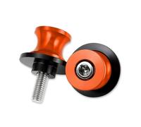 Rear Paddock Stand Bobbins For Zontes 310R 310X 310V | Motorcycle Cotton Reels CNC Aluminum Hex Socket Bolt Fixing(Orange)