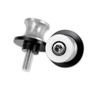 Rear Paddock Stand Bobbins For Zontes 310R 310X 310V | Motorcycle Cotton Reels CNC Aluminum Hex Socket Bolt Fixing(Silver)