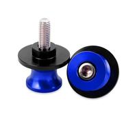 Rear Paddock Stand Bobbins For Zontes G1-125 ZT125 Z2 | Motorcycle Cotton Reels CNC Aluminum Hex Socket Bolt Fixing(Blue)