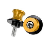 Rear Paddock Stand Bobbins For Zontes G1-125 ZT125 Z2 | Motorcycle Cotton Reels CNC Aluminum Hex Socket Bolt Fixing(Gold)