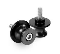 Rear Paddock Stand Bobbins For Zontes G1-125 ZT125 Z2 | Motorcycle Cotton Reels CNC Aluminum Hex Socket Bolt Fixing(Black)