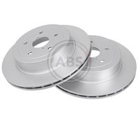 Rear Pair 2x Brake Disc A.B.S. 18004 for Subaru Impreza (01-07)