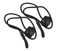 Rear Parcel Shelf Clips Strap 2 PCS Compatible With Volvo For XC40 V40 Rear Boot Parcel Shelf Cover String Support Strap Rope Cord Black 45.5cm