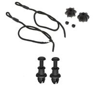 Rear Parcel Shelf String Compatible With VW For GOLF MK5 Auto Clip Fastener 4Pc Boot Trunk Parcel Shelf Fixing Strap String Clips OEM：1M6867574A