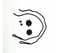 Rear Parcel Shelf String For GTI 2006 2007 2008 2009 2010 2011 2012 2013 Car Rear Parcel Shelf Strap Rear Interior Parcel Boot Shelf Strap Cord 1K6863447A9B9 1K6863447A Auto Parts