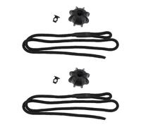 Rear Parcel Strap String, For Golf, For GTI 2006 2007 2008 2009 2010 2011 2012 2013 2 Sets Rear Parcel Shelf Cords Strings With Clip Holders