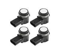 Rear Parking Aid Sensor 4PCS 3-Pins PDC Parking Sensor For Skoda For Rapid For Compact For Spaceback 34D919275A PDC Parking Sensor(WHITE)