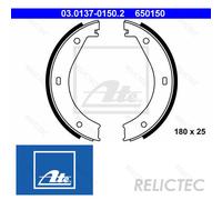ATE 03.0137-0150.2 Handbrake shoes