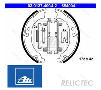 Rear Parking Brake Shoe Set for Fiat Citroen Peugeot:DUCATO,JUMPER,BOXER 4241N5