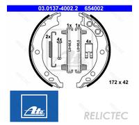 Rear Parking Brake Shoe Set for Fiat Peugeot Citroen:DUCATO,BOXER,JUMPER 4241N0