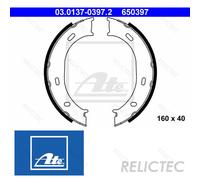 ATE 03.0137-0397.2 Handbrake shoes