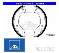 ATE 03.0137-0169.2 Handbrake shoes