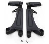 Rear Passenger Foot pegs Bracket, Aluminum Motorcycle Pegs Footrest Assembly Compatible with Honda CBR600RR 2003-2004(Black)