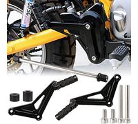 Rear Passenger Footrest Foot Pegs Bracket For Honda 2018-2022 Monkey 125 (Black)