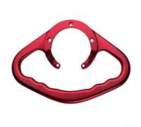 Rear Passenger Grab Bar CNC Alloy Anti-Slip Grip(red)