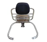 Rear Passenger Seat Accessories Folding Shelves Fit For VESPA GTS 300 GTV 300 Backrest Rear Back Pad Luggage Rack Motorcycle Accessories Motorcycle Passenger Backrest(GTS300 Slivery 1)