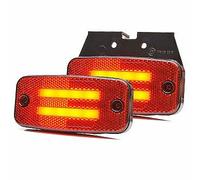 WAS W158 LED RED REAR MARKER / POSITION LIGHT LAMP 12V 24V TRUCK TRAILER