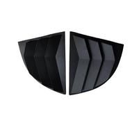 Rear quarter window louver for Civic Sedan 8th 2006 2007 2008 2009-2010,ABS plastic rear panel vent lightweight durable no drilling required 1 Pair,A-matte Black