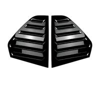 Rear Quarter Window Louvres for VW Golf 8 GTI GTD R R-Line TSI TDI 2020-2024 Side Triangle Blinds Racing Window Scoops Car Exterior Styling Accessories Adhesive ABS Spoiler Trim Cover