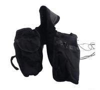 rear rack bike bag offering 36 liters capacity, compatible with various bike types, designed to keep essentials safe during rides (black)