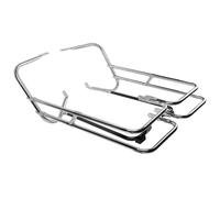 Rear Rack For H&arley For Touring For Street For Electra For Glide For Road 1997-2008 Saddlebag Guard Rail Bracket Motorcycle Rear Luggage Rack(Chrome and Black)