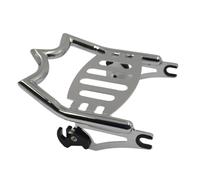 Rear Rack Luggage Bracket Motorcycle Accessories For Crown Style Luggage Rack Suitable For Harley For Road King For Glide 2009-2024(Chorme)