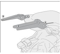 Givi Monolock/monokey Kawasaki Versys 650 Top Case Rear Fitting Black