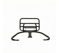 Rear Rack with Multiple Horizontal Rails and Curved Arms for Enhanced Stability Suitable for Holding Extra Equipment and on the Go