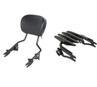 Rear Racks Motorbikes For Touring For Road For King For Street For Glide For Road 2014-2024 Motorcycle Detachable Backrest Sissy Bar Luggage Rack(B Style)