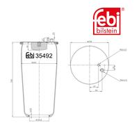 FEBI BILSTEIN 35492 Boot, air suspension